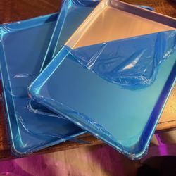 Set Of 3 1/2 Sheet Pan Commercial Grade