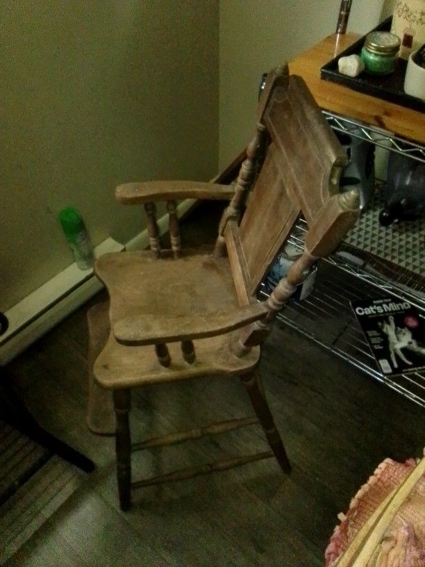 Old Antique High Chair
