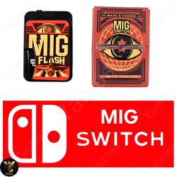 Mig Switch V2 Model w/ 25 Games & 128GB Micro SD for Nintendo Switch (All models)