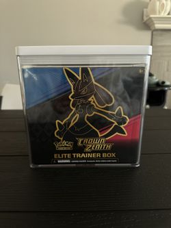 Pokemon Etb ( Crown Zenith ) Message For Price , Also Open To Offers 