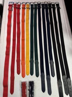Kids Baseball Belts- Red/Orange/Yellow/Green/Navy/Black