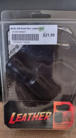 Leather Left Hander Small Revolver Holster 