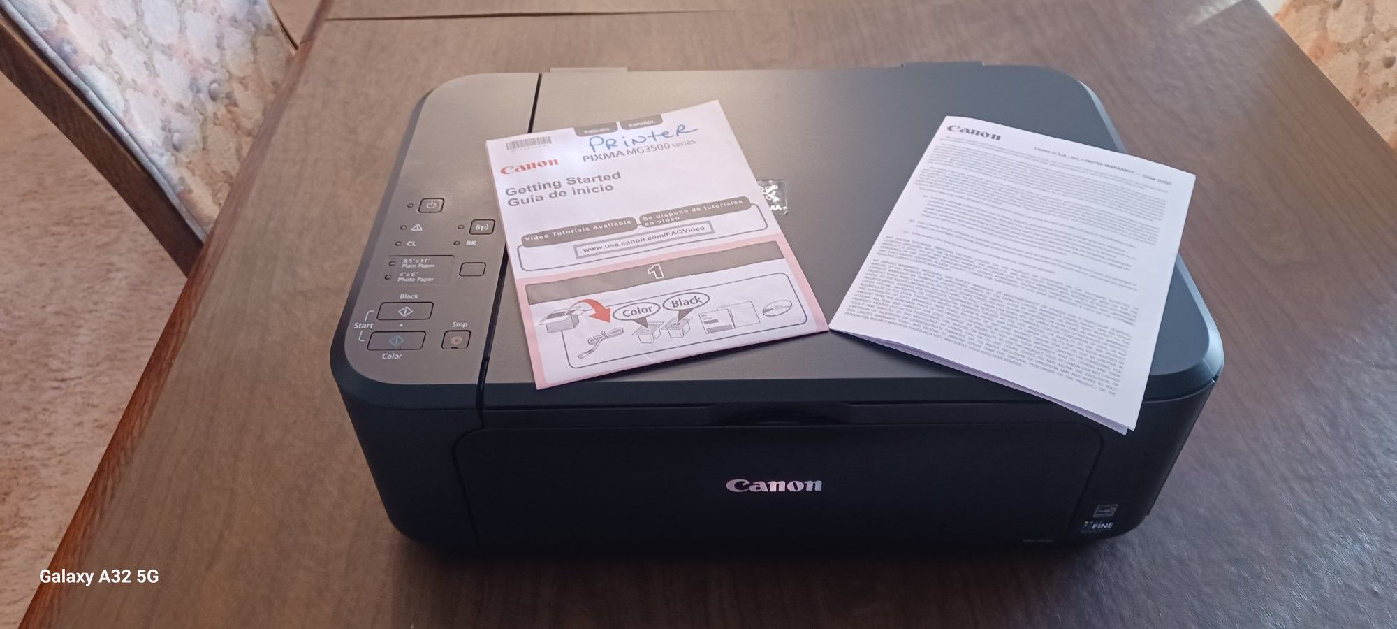 CANON PRINTER, SCANNER, & COPIER FOR PARTS OR REPAIR PIXMA MODEL MG3520