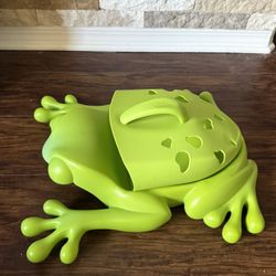 🐸 Boon Frog Pod Bath Toy Scoop – Wall Storage Organizer