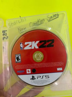 Like-NEW GAME DISC NBA 2K22 PS5 PlayStation 5 Basketball Sports Video Game 2K Sports NBA 2022 MyCareer MyTeam Multiplayer Generic Case No Cover Art