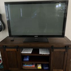 Media Stand And 50 Inch TV