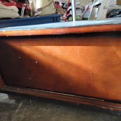 TV Stand With Two Door Sliding Storage 