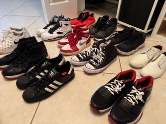 Jordan’s, Nikes, Converse and Steve Madden Shoes.