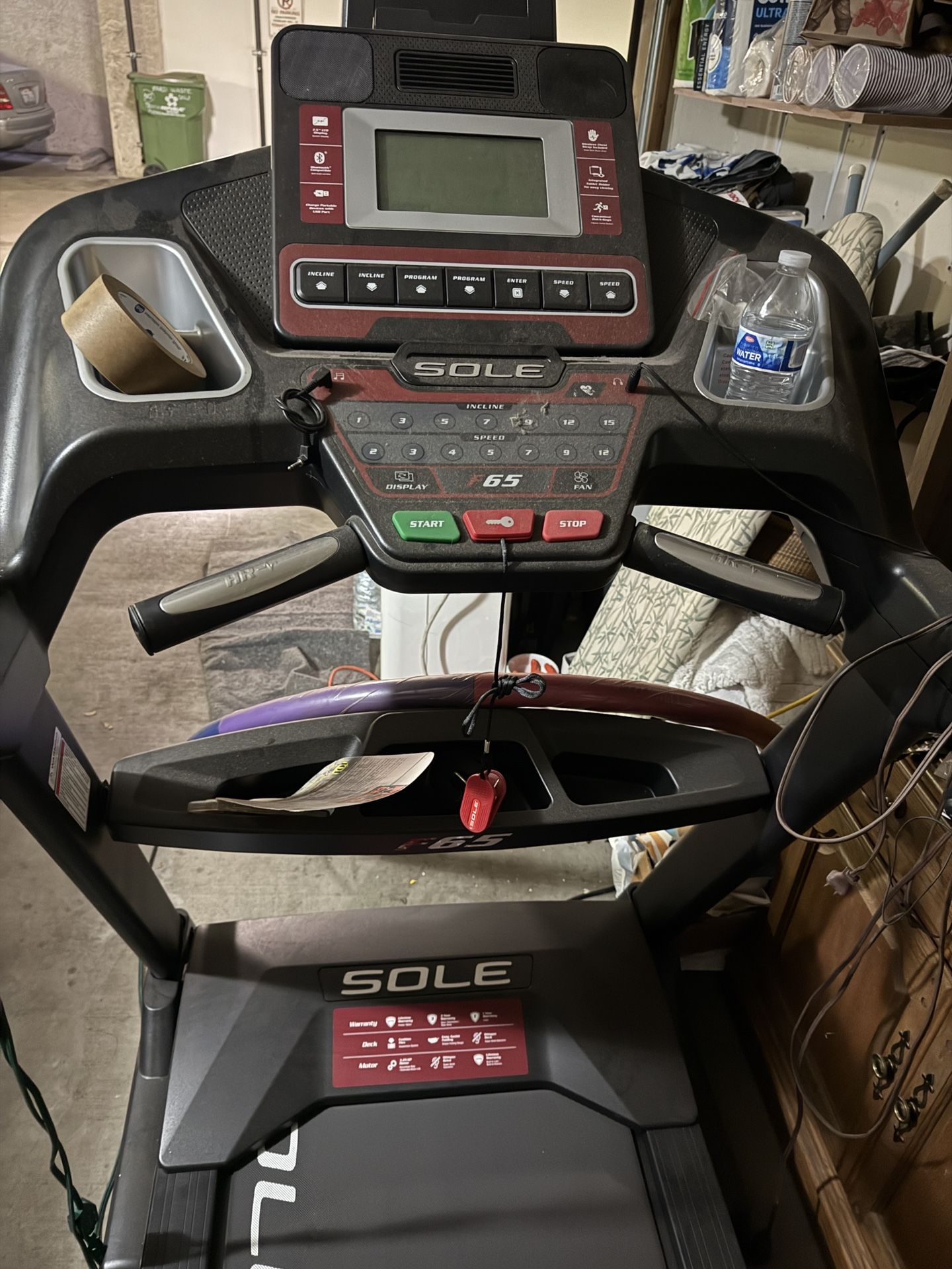 Sole Treadmill Model number F65; $1400 Retail