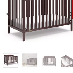 Graco Benton 5-in-1 Convertible Baby Crib, Espresso
