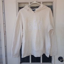 Gap Women's Beige Hoodie Size XXL Long Sleeve Hooded Sweatshirt