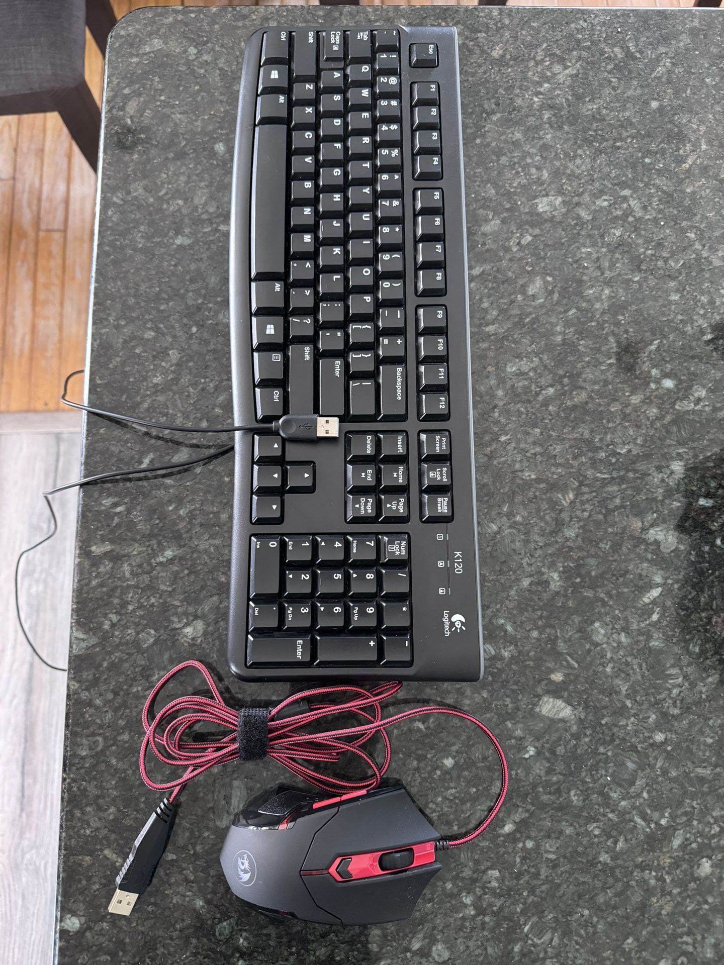 Wired Keyboard + Wired Mouse