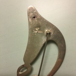 Sterling Silver Abstract Brooch Thailand