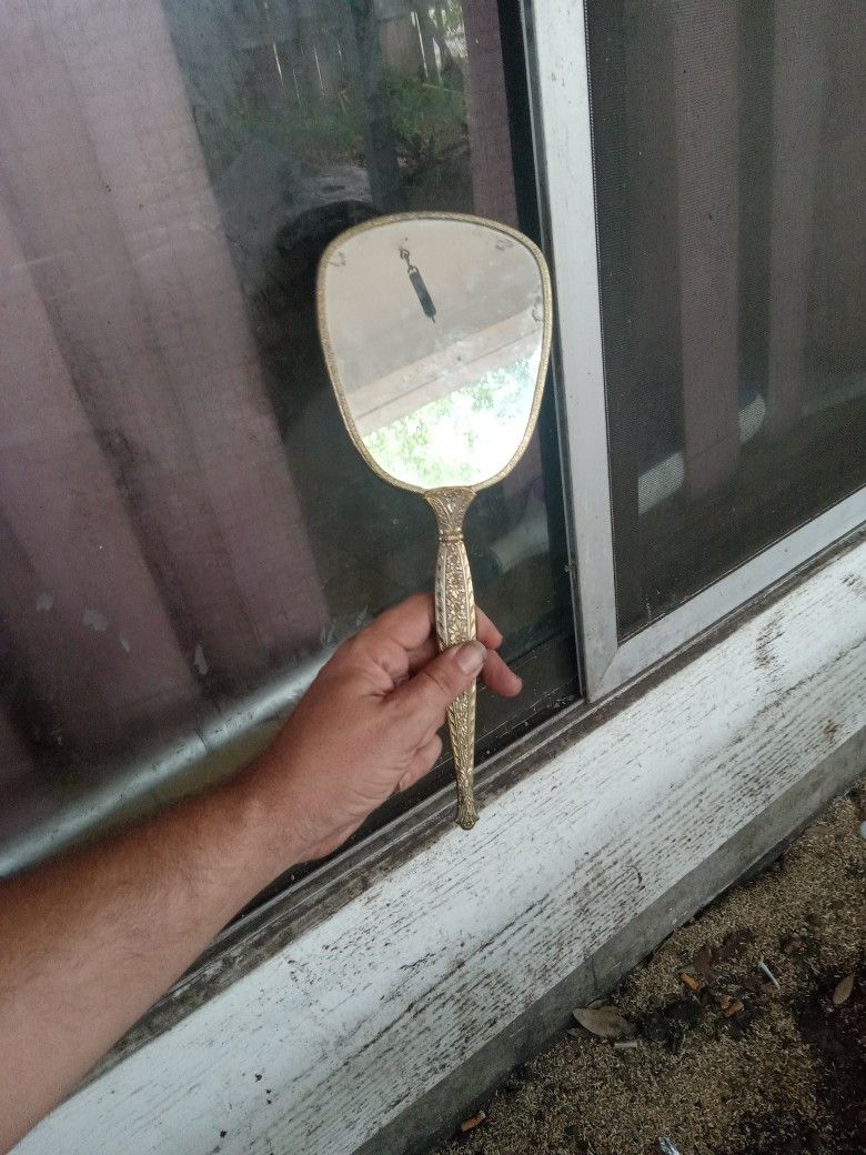 Antique Hand Mirror