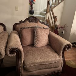Final Short Sale. 2 Single Victorian Single Sofa Chair 