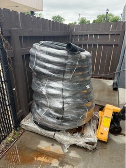 Corrugated pipe 3” 100ft roll new