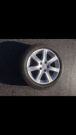 1 - 215/50r17 5x4.5 5x114.3 Stock Acura TSX accord Civic Camry Corolla Wheel Rim Good Treads Tire!!!!!!