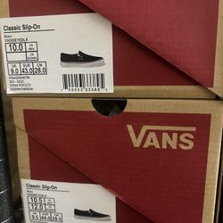 Vans Slip On Black-And-White
