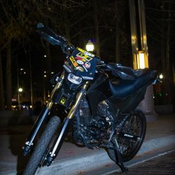 Bike is a DLX hawk 250cc