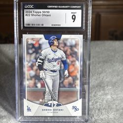 2024 Topps 50/50 Shohei Ohtani HR #12 SGC 9