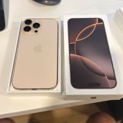 iPhone 16 ProMax 512gb Unlocked Desert Titanium