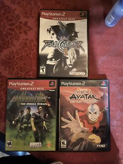 Ps2 Games (avatar, Soul Calibur, Syphon Filter)