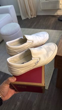 Vans Classic Slip-On Checkerboard Sneakers women’s 8