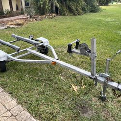 Galvanized Jet Ski Trailer. All Components Are In Working Order. Ready To Load…