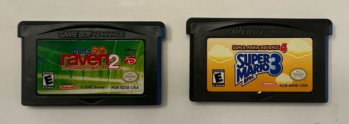 Game Boy Advance Games: That's So Raven 2 & Super Mario Advance 4
