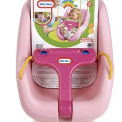 Little Tikes PINK Baby Toddler Swing NEW Location In The Details
