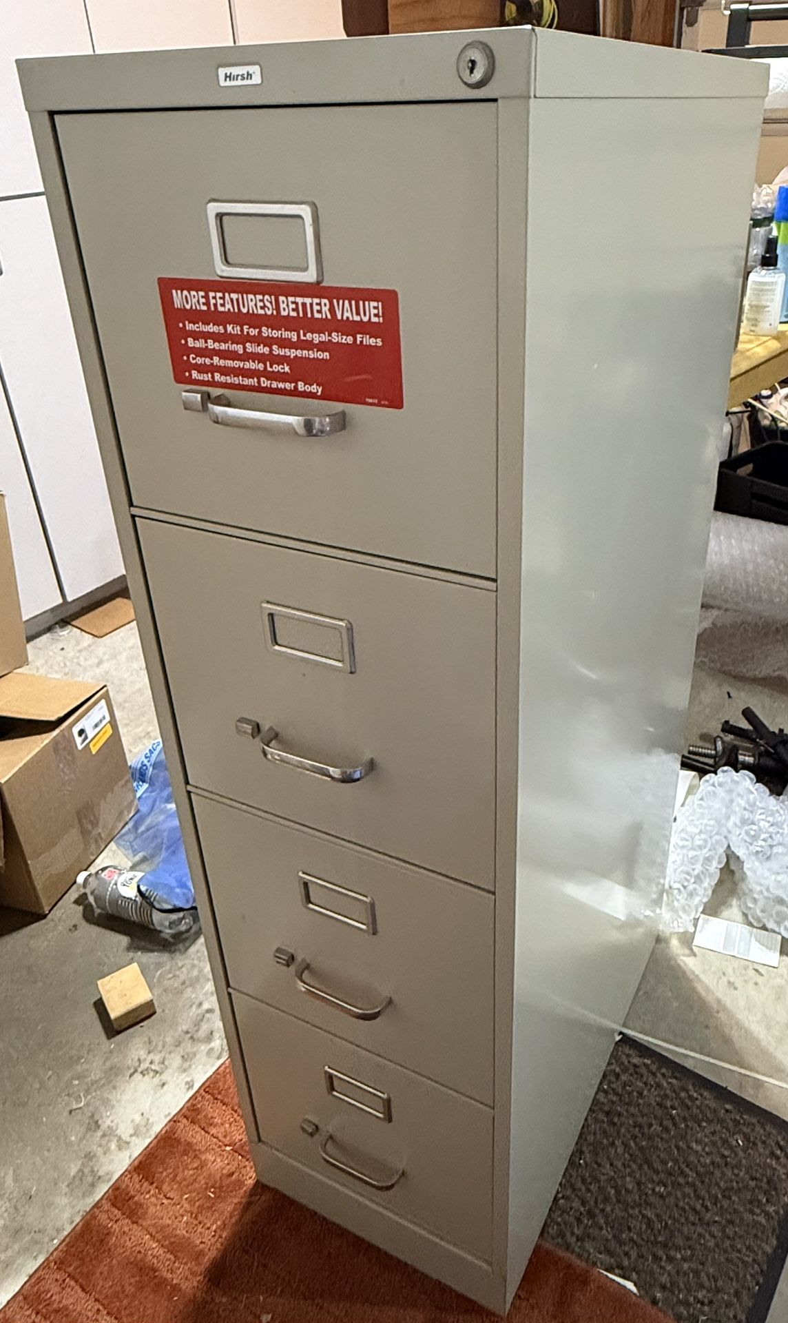 Hirsh Filing Cabinet- Brand New Condition