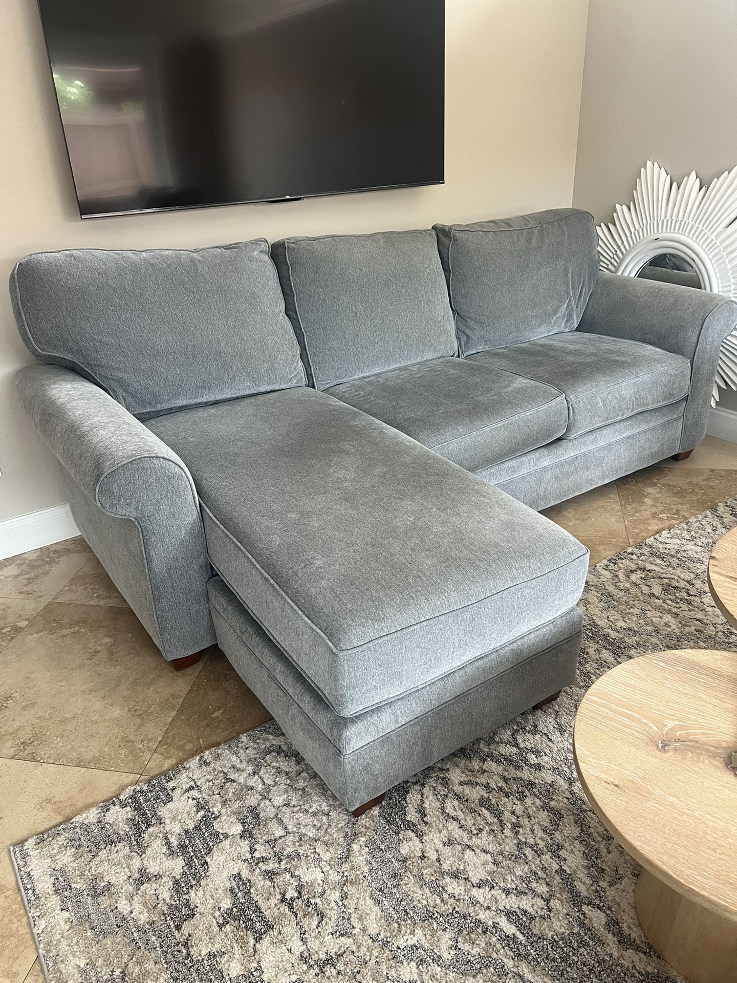 Sofa With Chaise Lounge