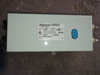 Allanson luminous tube transformer