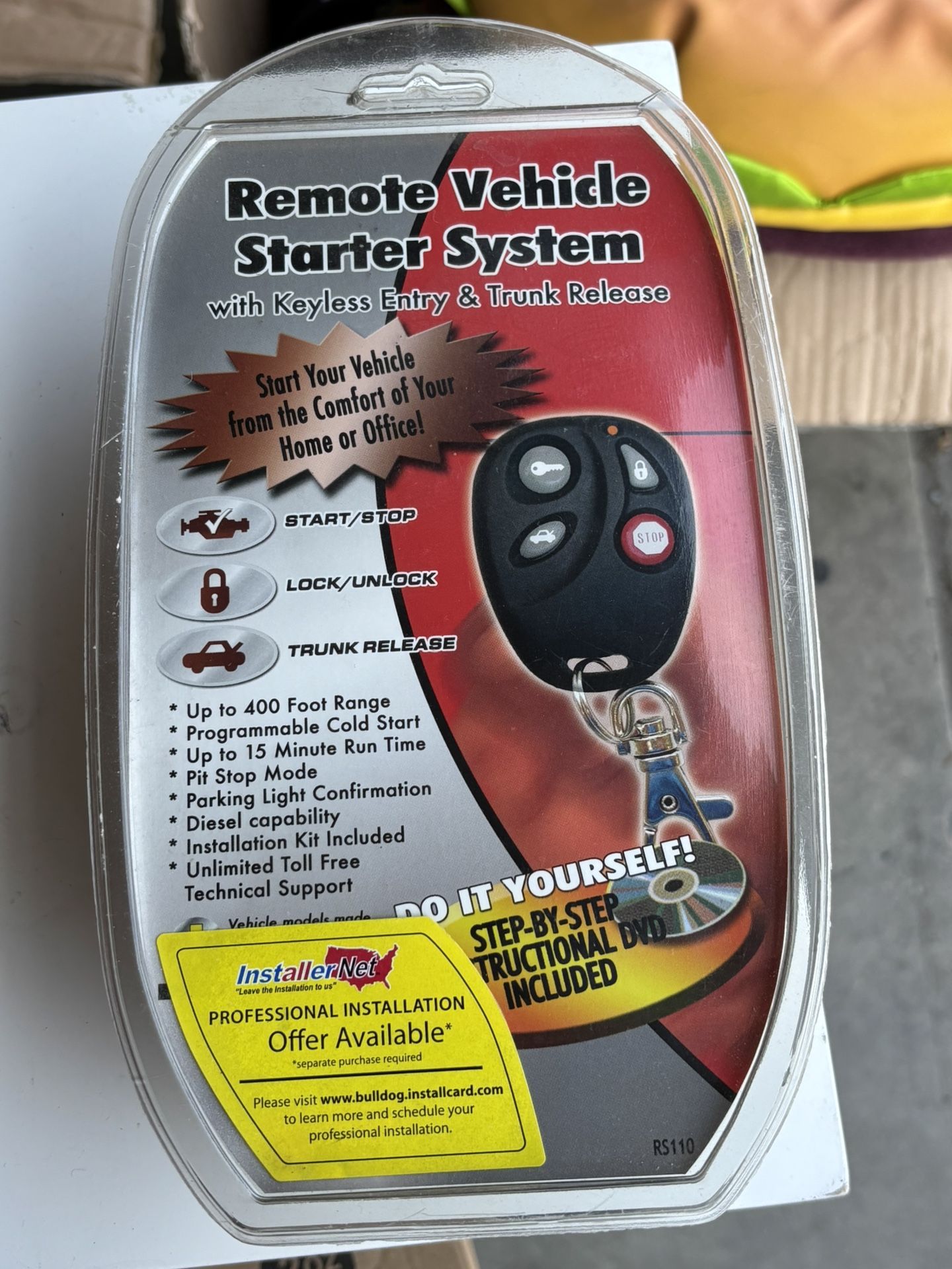 Alert Remote Vehicle Starter System - Model RS110 - Brand New