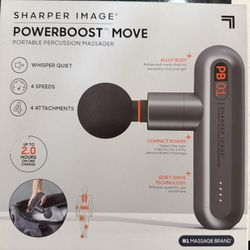 Sharper Image Powerboost Move Mini Massage Gun
