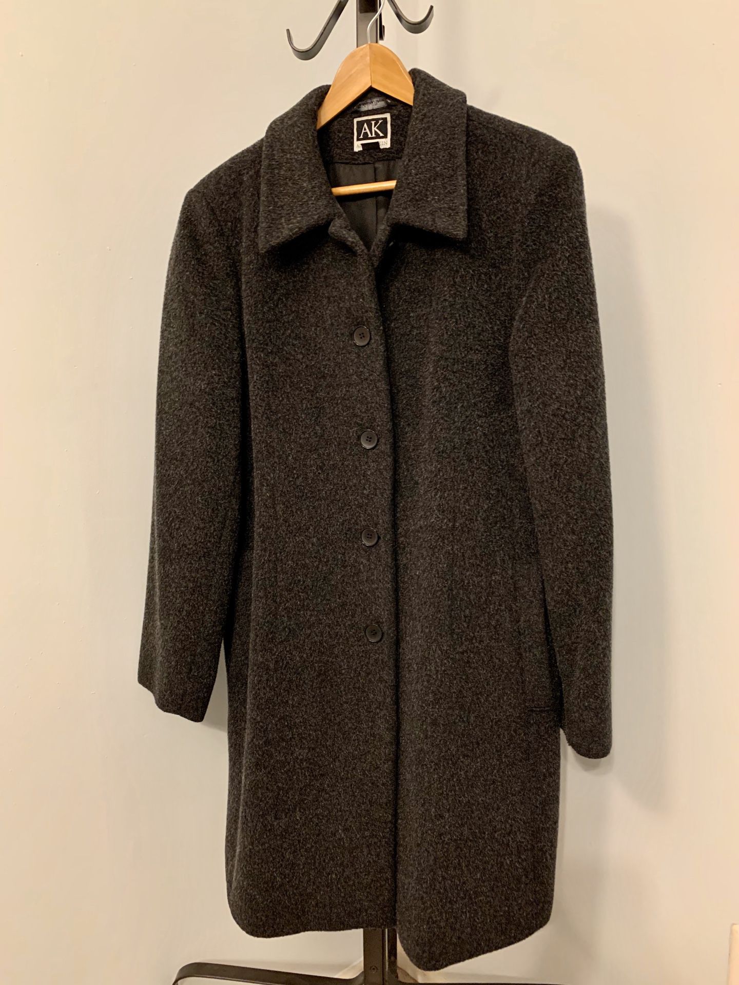 Anne Klein Women’s 100% Wool Trench Coat, Size 12