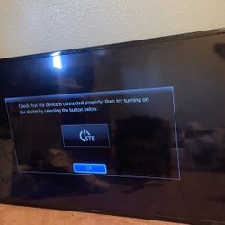 Samsung Flat Screen Smart Tv 