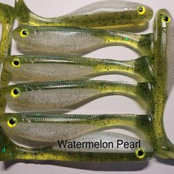 5in Swimbaits Watermelon Pearl Wht 4k
