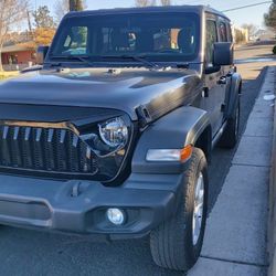 21 jeep Wrangler, unlimited sport clean title