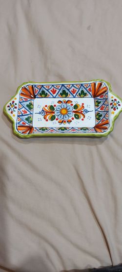 Mexican ceramic tray