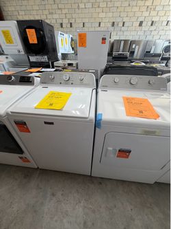 New Maytag washer and dryer