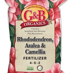 G&B Organics Rhododendron, Azalea & Camellia Fertilizer (4-5-2)