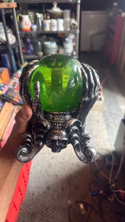 Scary decor with batteries it works