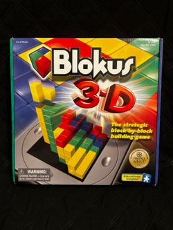 Blokus 3-D Board Game Educational Insights Mensa Select Complete Strategy Game