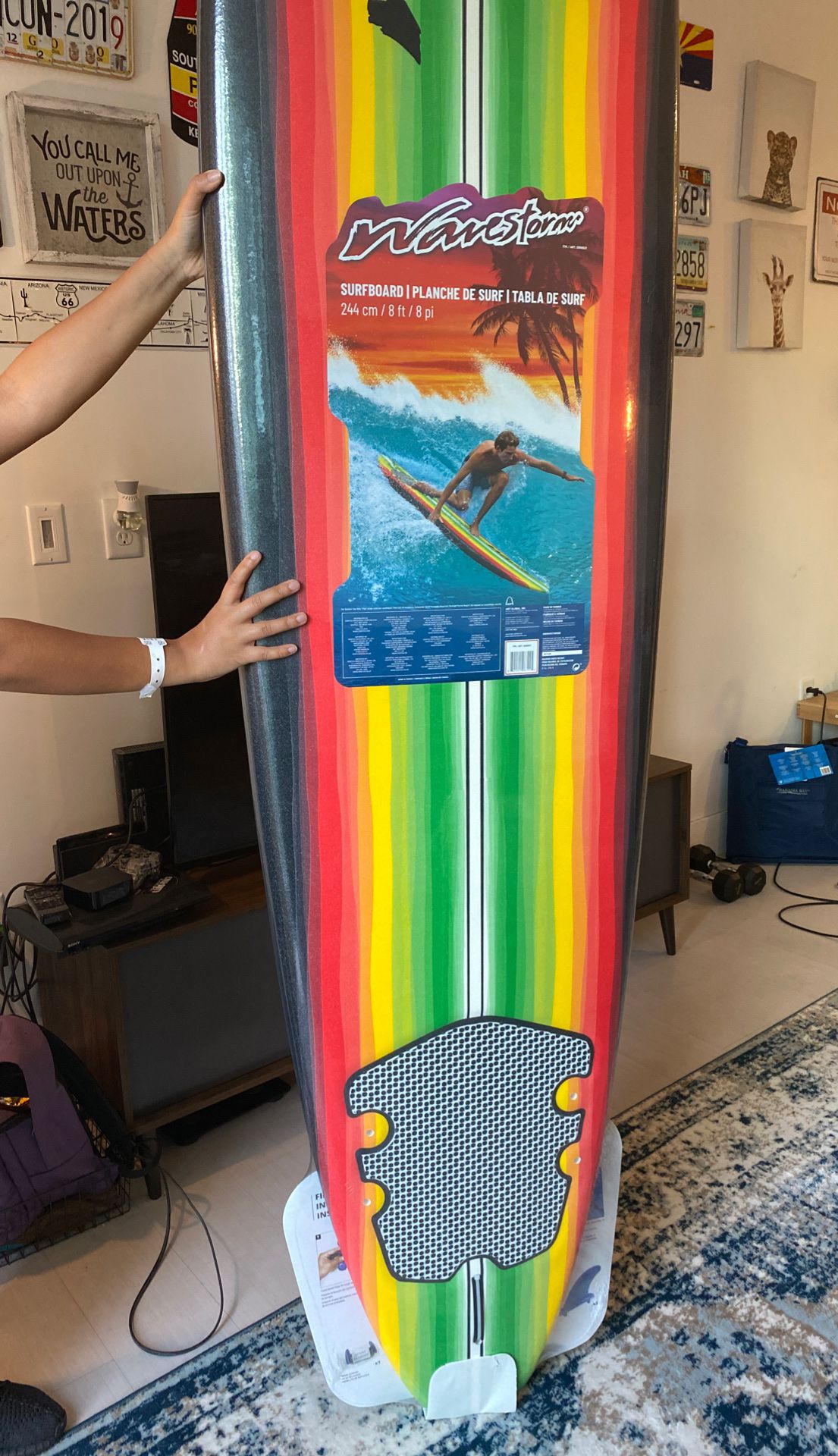 wavestorm surfboard foam board new