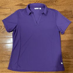 Lady Hagen Women GOLF Shirt Large Purple