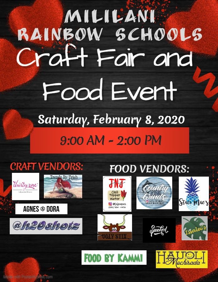 Rainbow School Craft Fair and Food Event