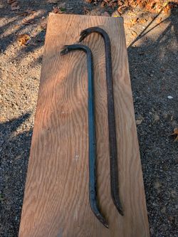 Pair of Heavy-Duty Pry Bars / Crowbars