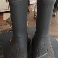 Balenciaga croc boots