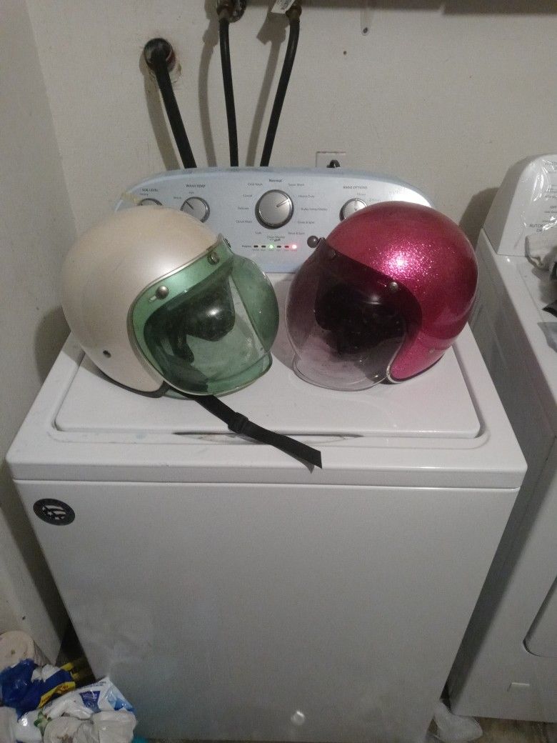 2 Bike Helmets
